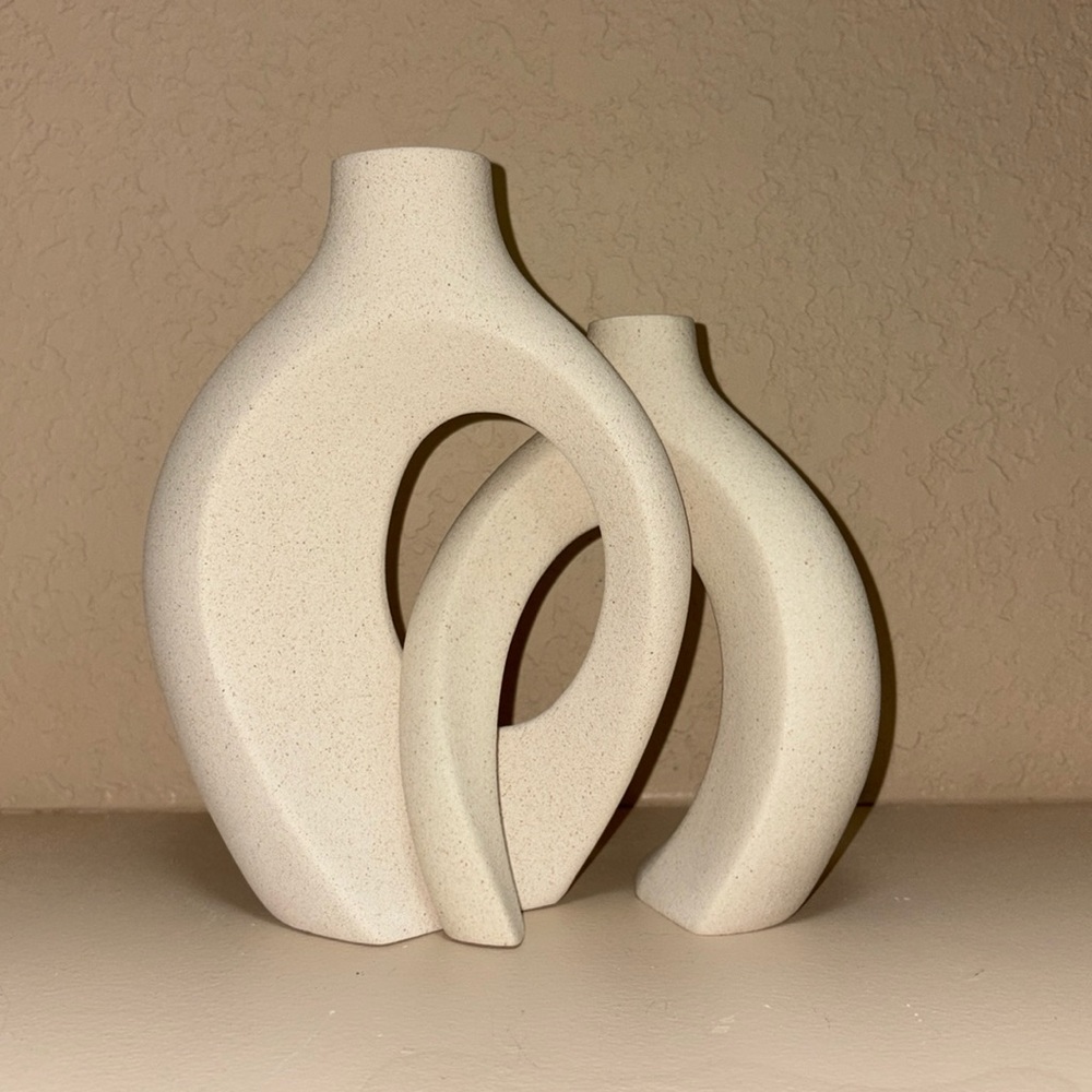 Cream Vases